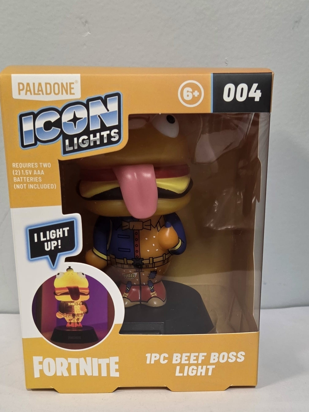 Paladone Fortnite Beef Boss Yellow LED Icon Light